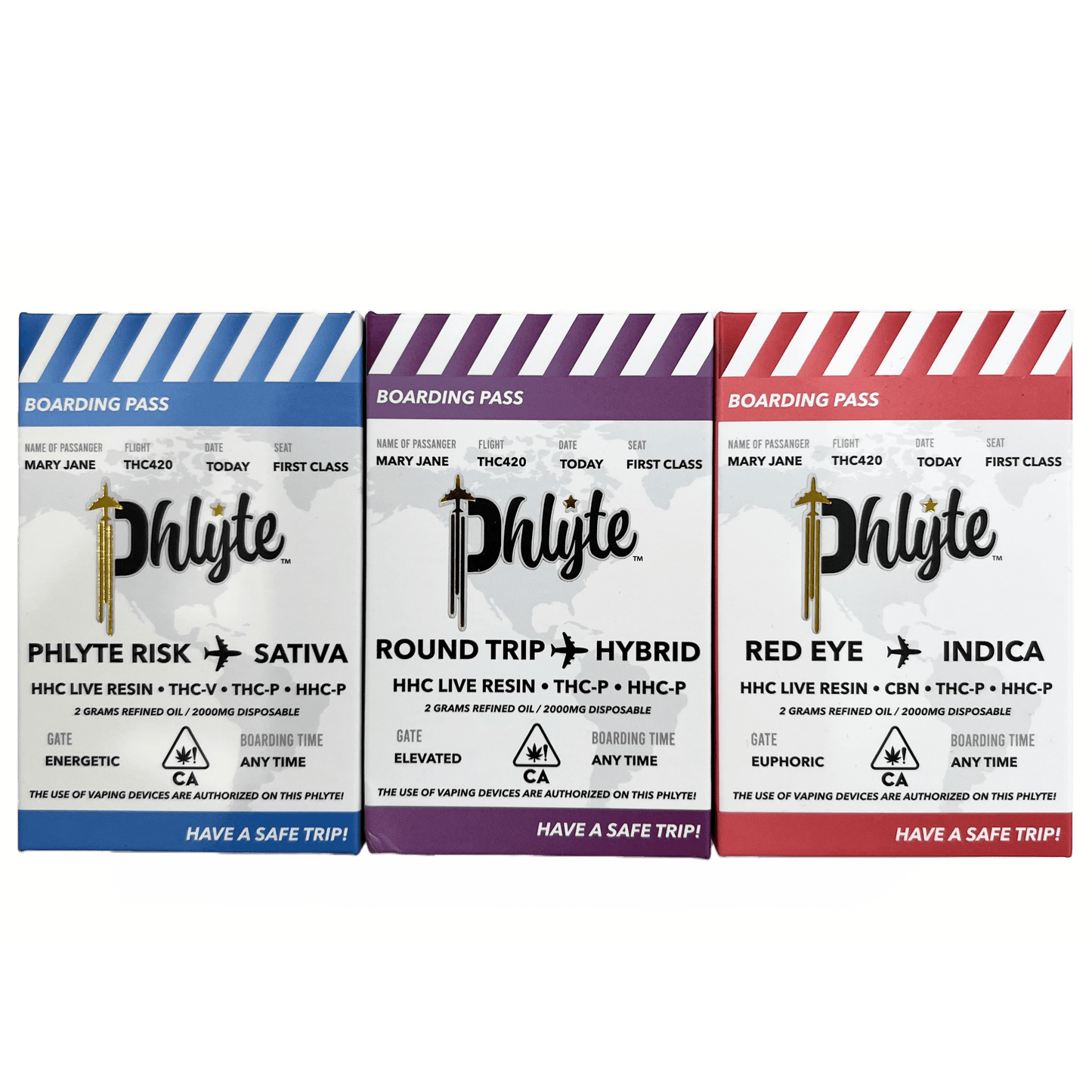 Phlyte HHC Live Resin Blend 2 Gram Disposable