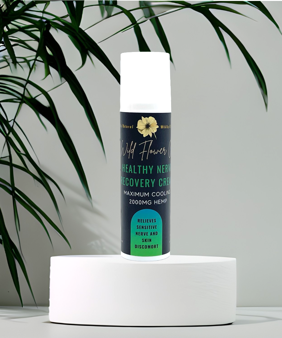 Healthy Nerve CBD Cream & Roll-On (2000mg) | Wild Flower Co.