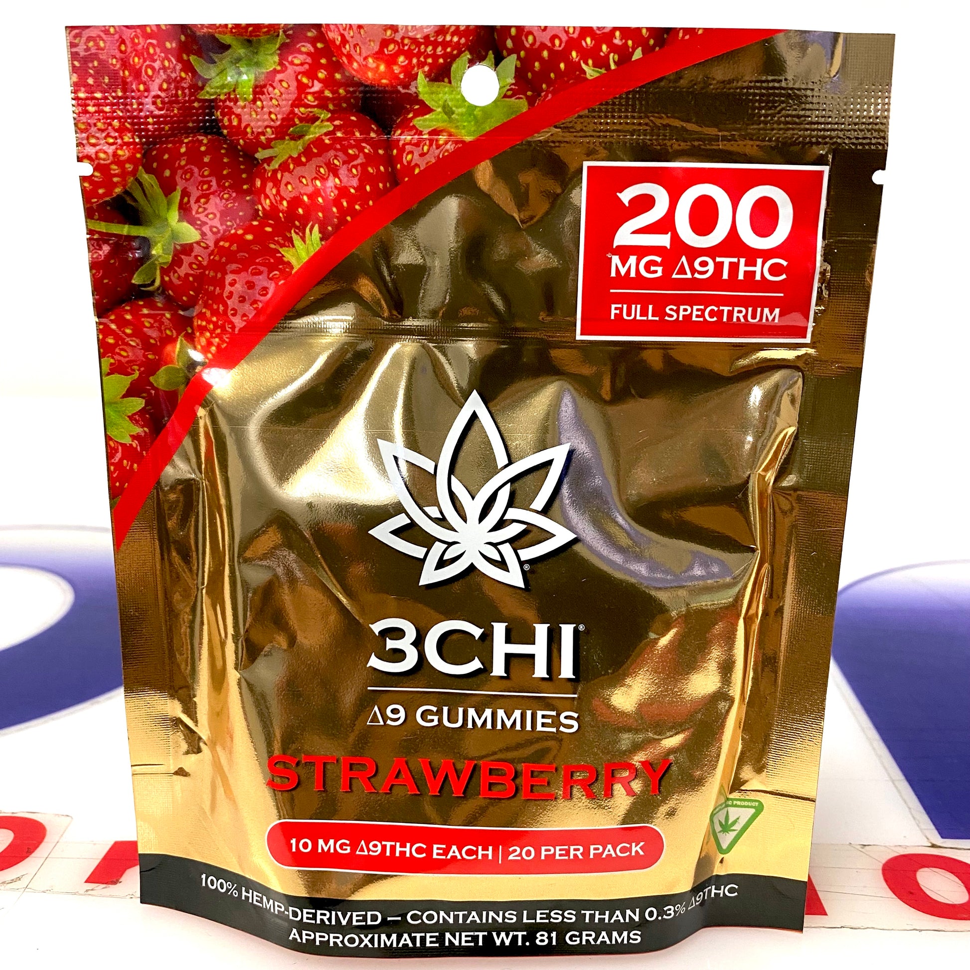 3Chi Delta-9 Strawberry Gummies