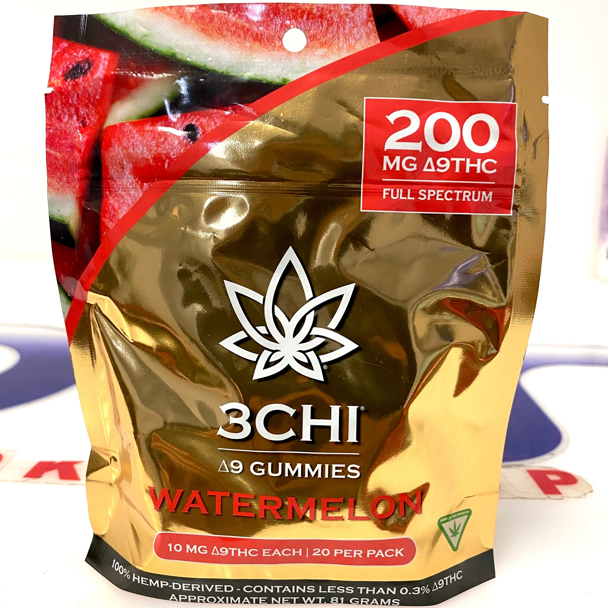 3Chi Delta-9 Watermelon Gummies