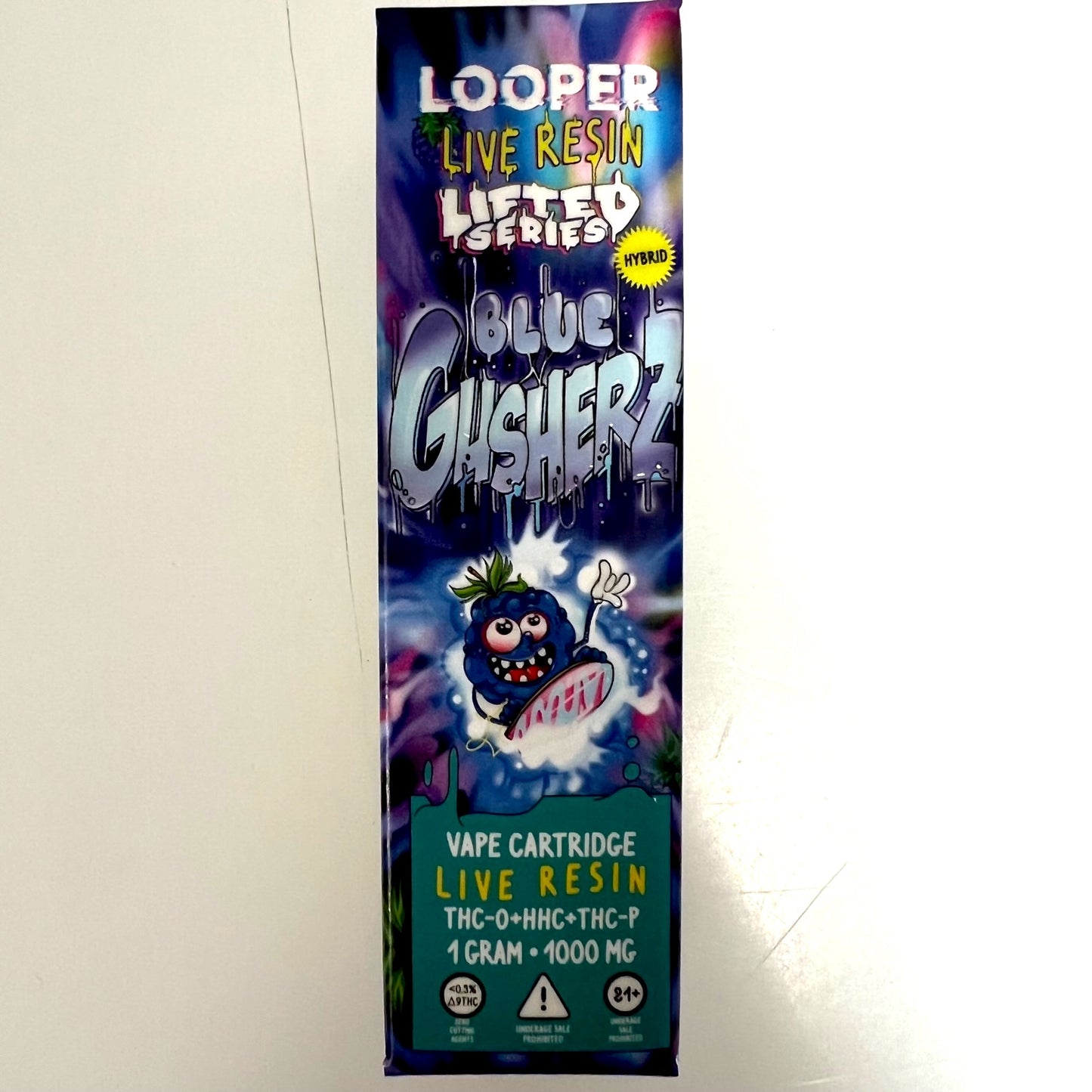 Looper Live Resin Blue Gusherz Cartridge