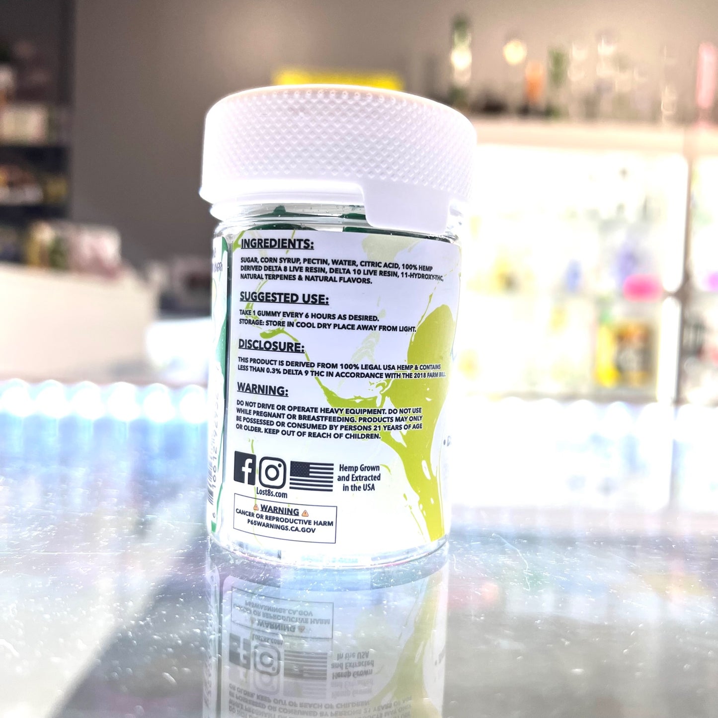 Lost 8's Special Blend Live Resin 50mg THC Edibles *NEW PACKAGING*