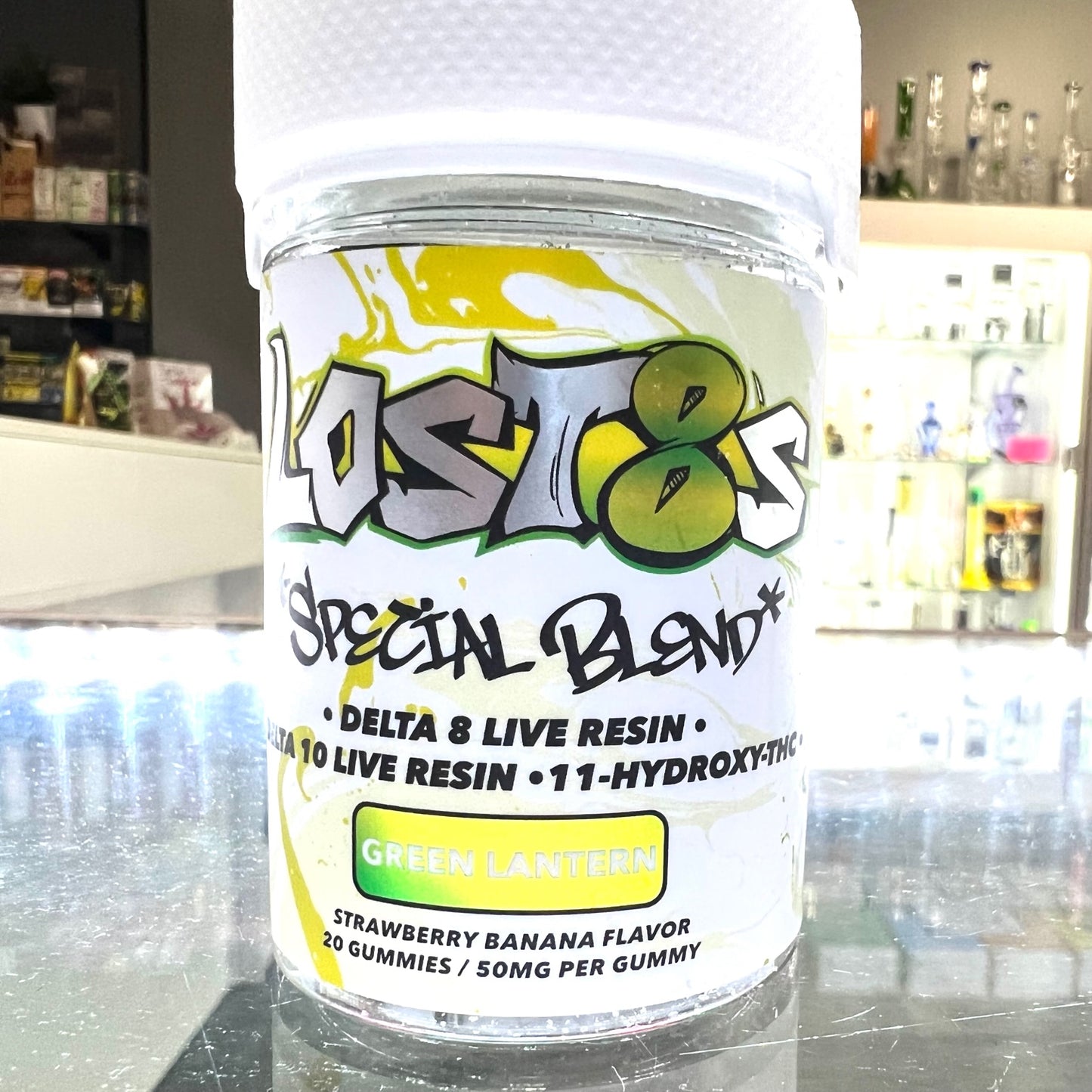 Lost 8's Special Blend Live Resin 50mg THC Edibles *NEW PACKAGING*
