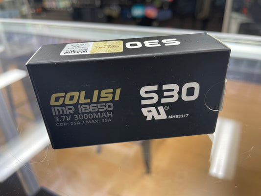 Golisi 18650 3000mah 30AMP Rechargeable Battery