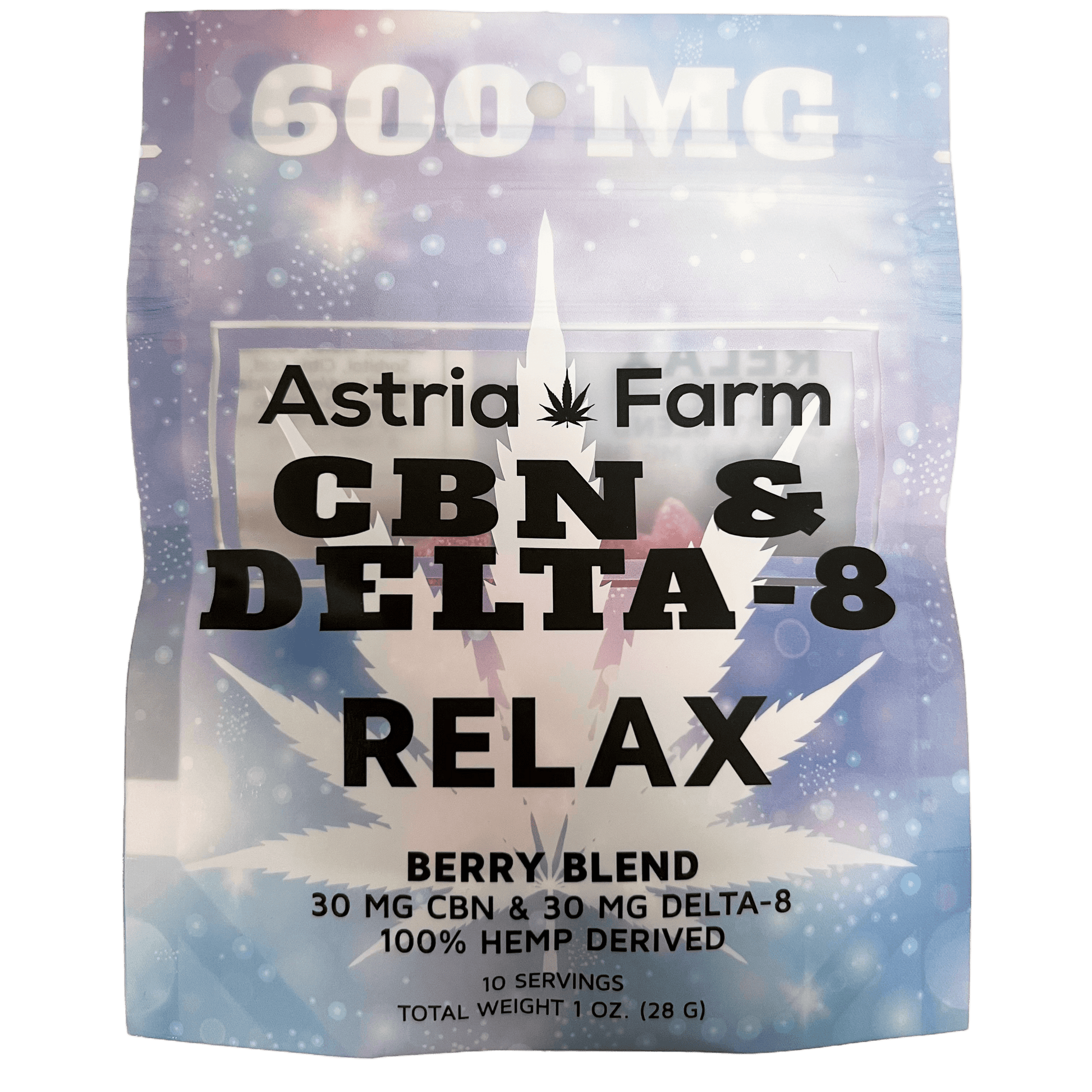 Astria Farm Relax Delta 8 + CBN Gummies