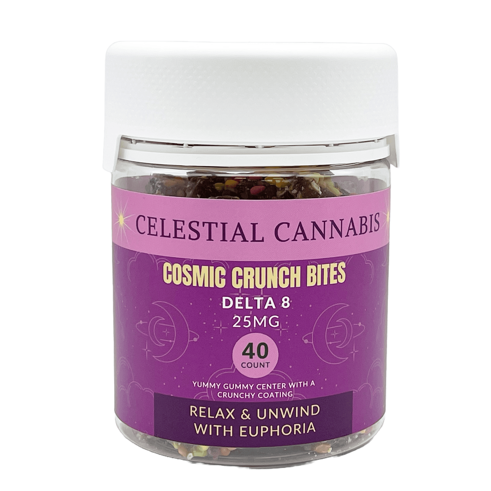 Celestial Cannabis Delta 8 Cosmic Crunch Bites 40ct