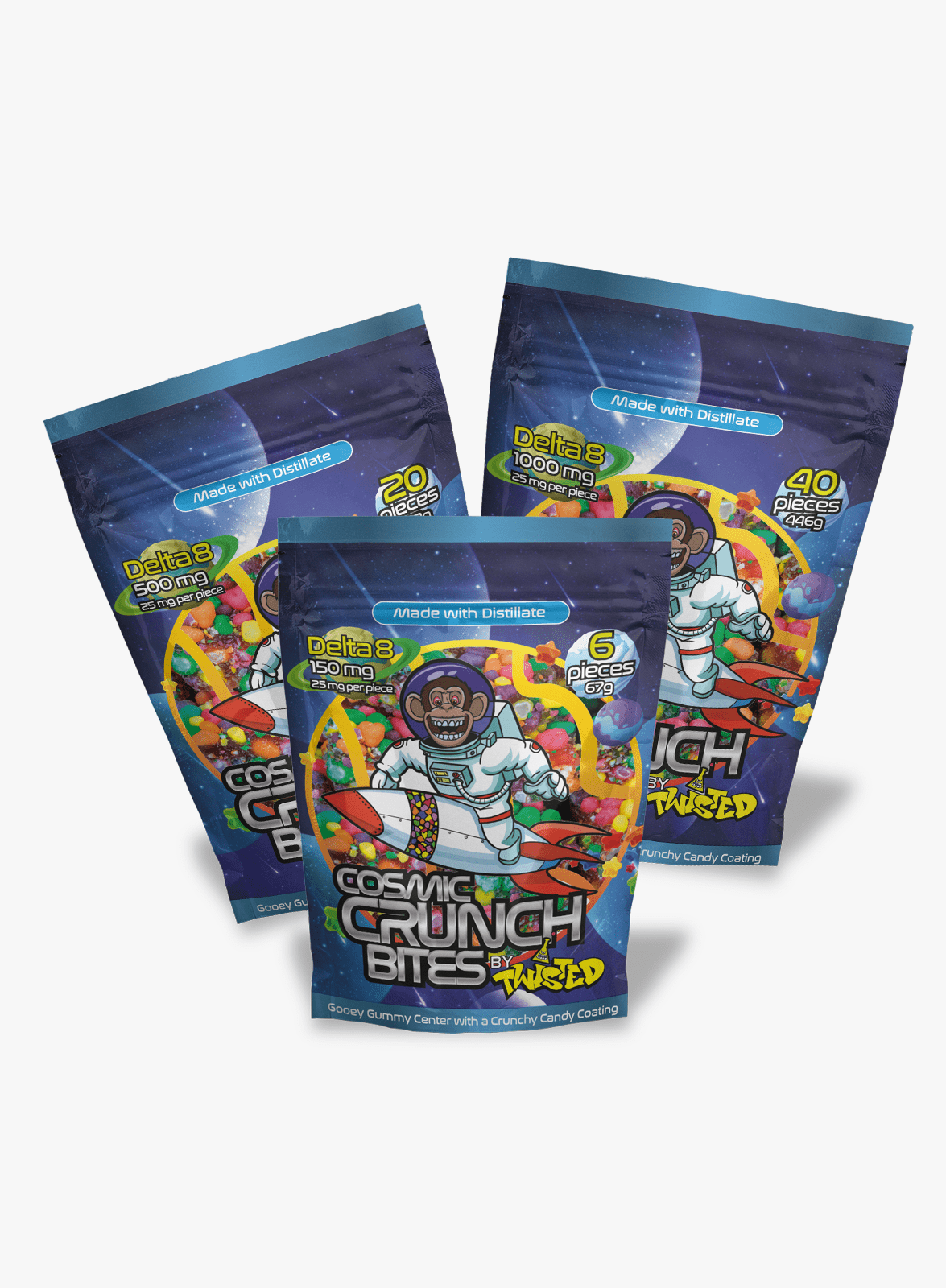 Cosmic Crunch Bites Delta-8 Edibles | HHC Edibles | (New Packaging)