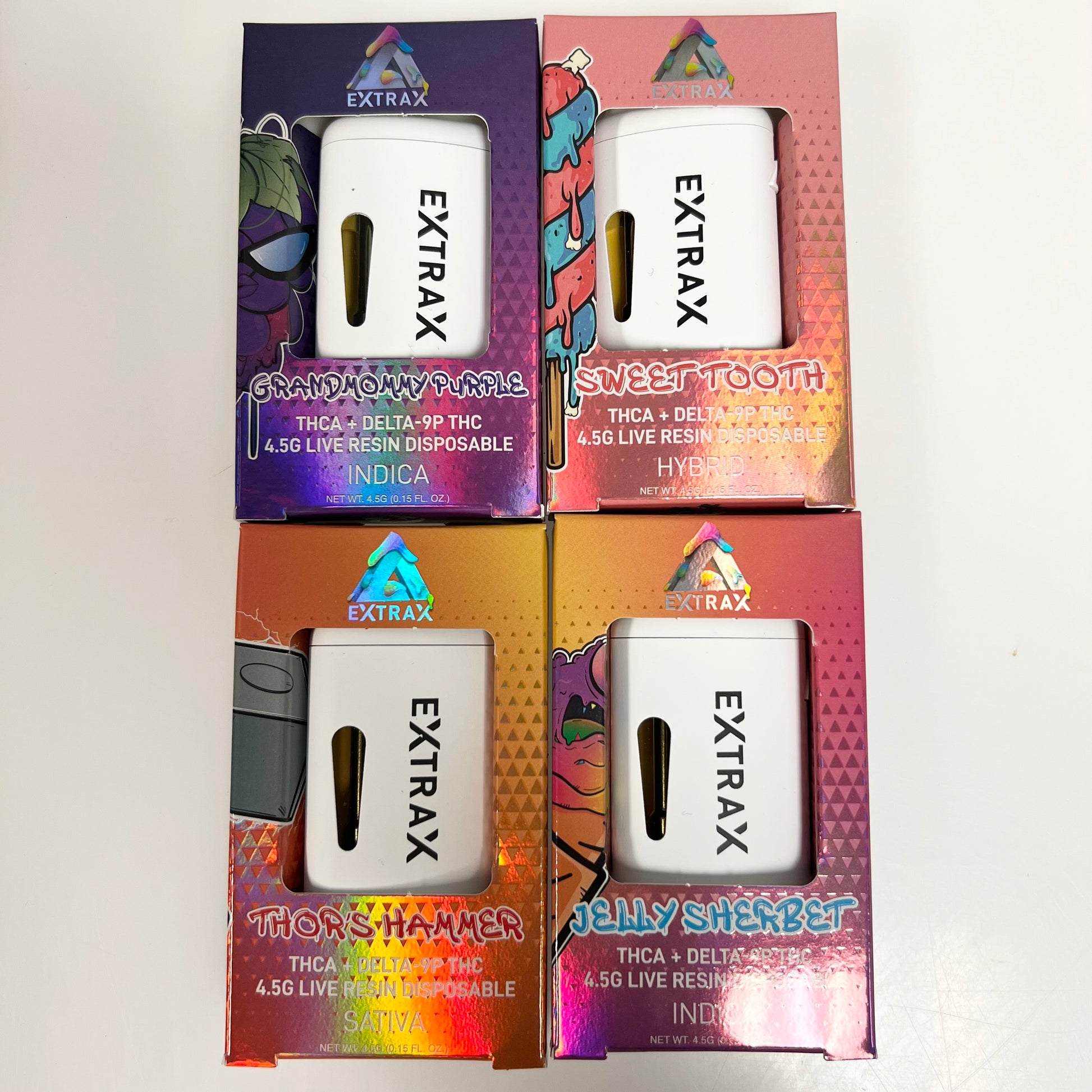Extrax Adios Blend 4.5g THC Disposable
