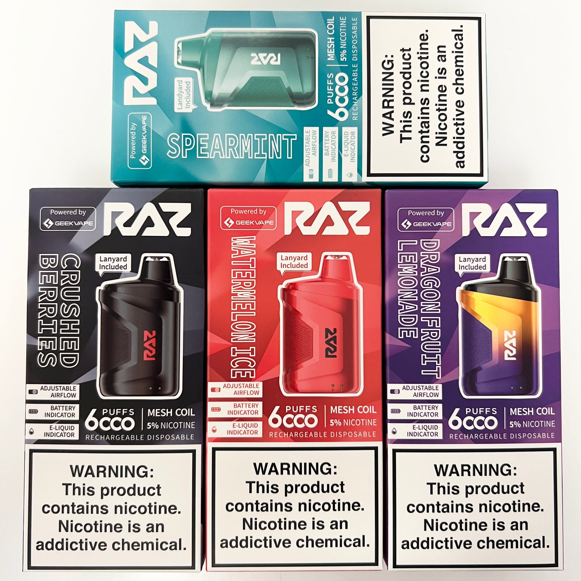 Raz 6000 Puff Rechargeable Disposable by Geekvape