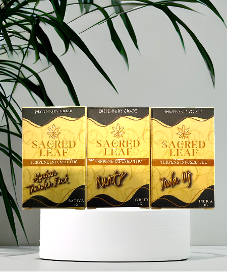 Premium 95% Pure THC-A Cartridges | The Sacred Leaf