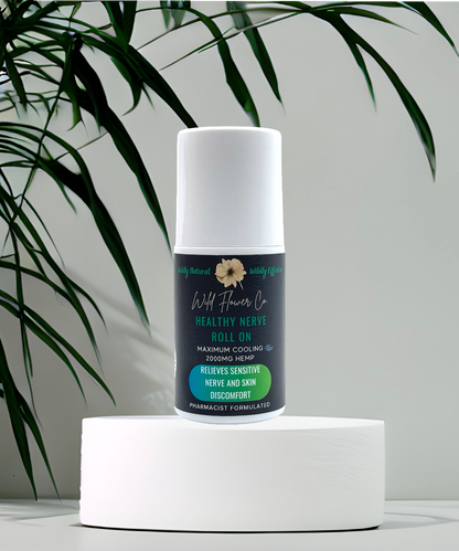 Healthy Nerve CBD Cream & Roll-On (2000mg) | Wild Flower Co.