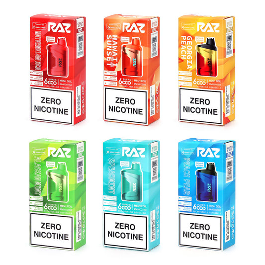 Geekvape Raz 6000 Puff Zero(0%) Nicotine Disposables