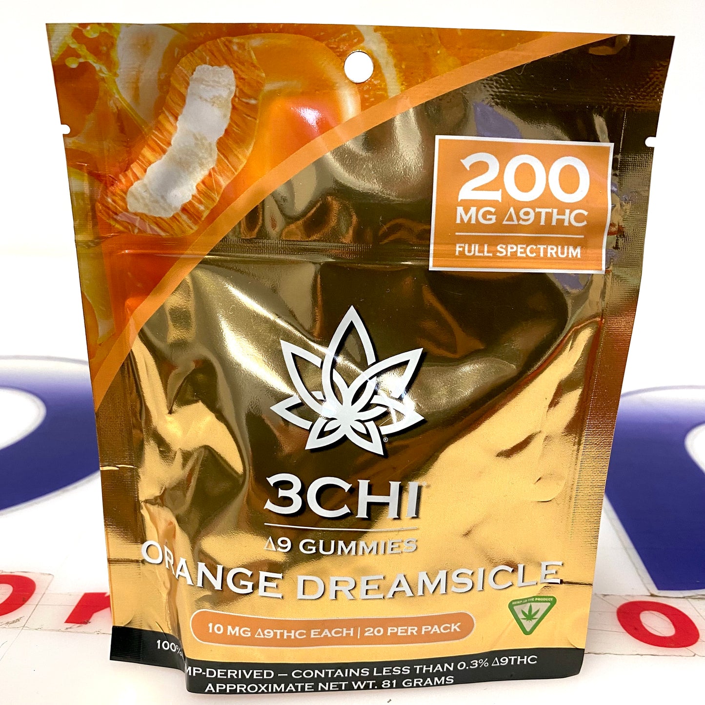 3Chi Delta-9 Orange Dreamsicle Gummies