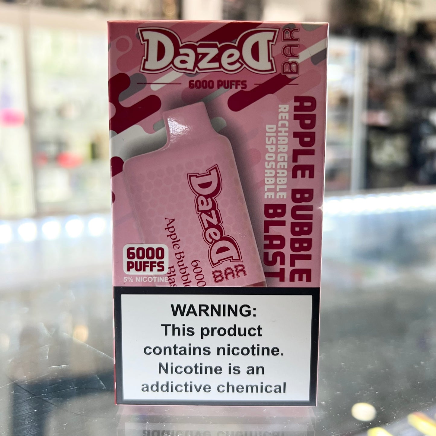 Dazed Bar Rechargeable Disposable Apple Bubble Blast