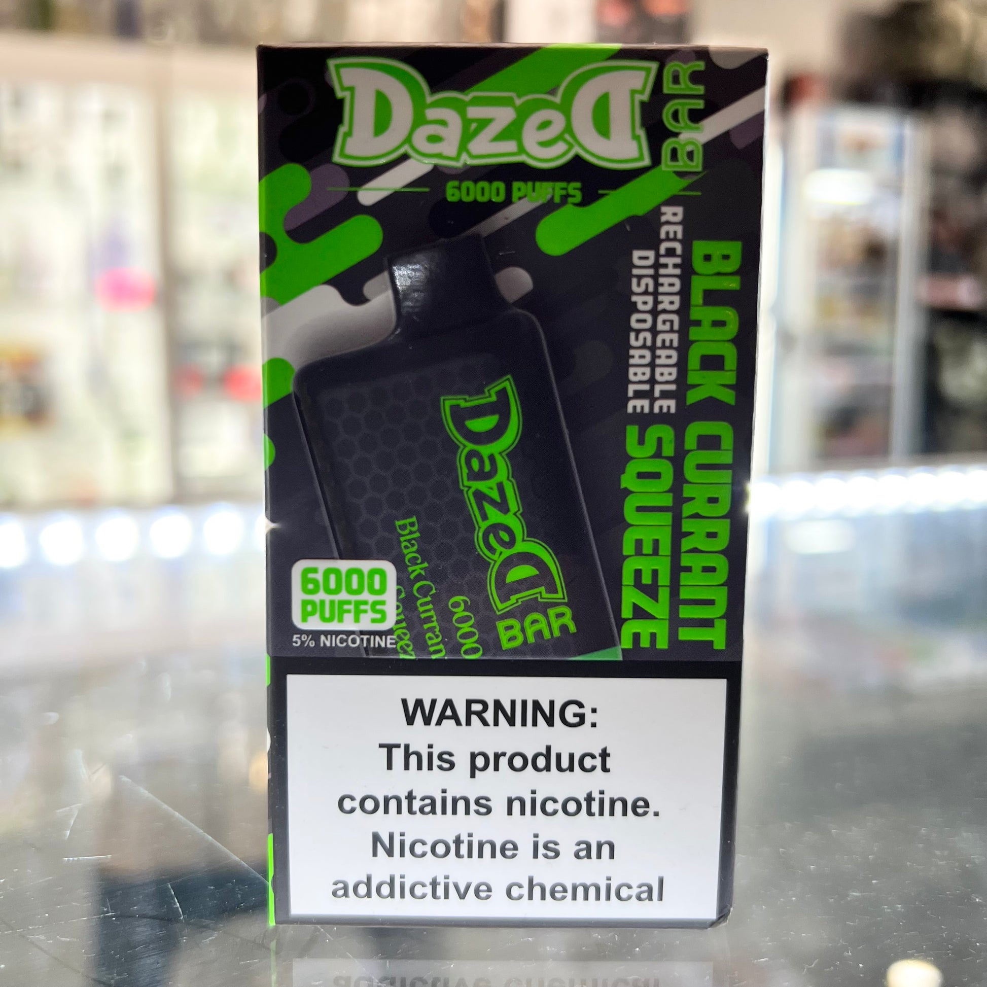 Dazed Bar Rechargeable Disposable Black Currant Squeeze
