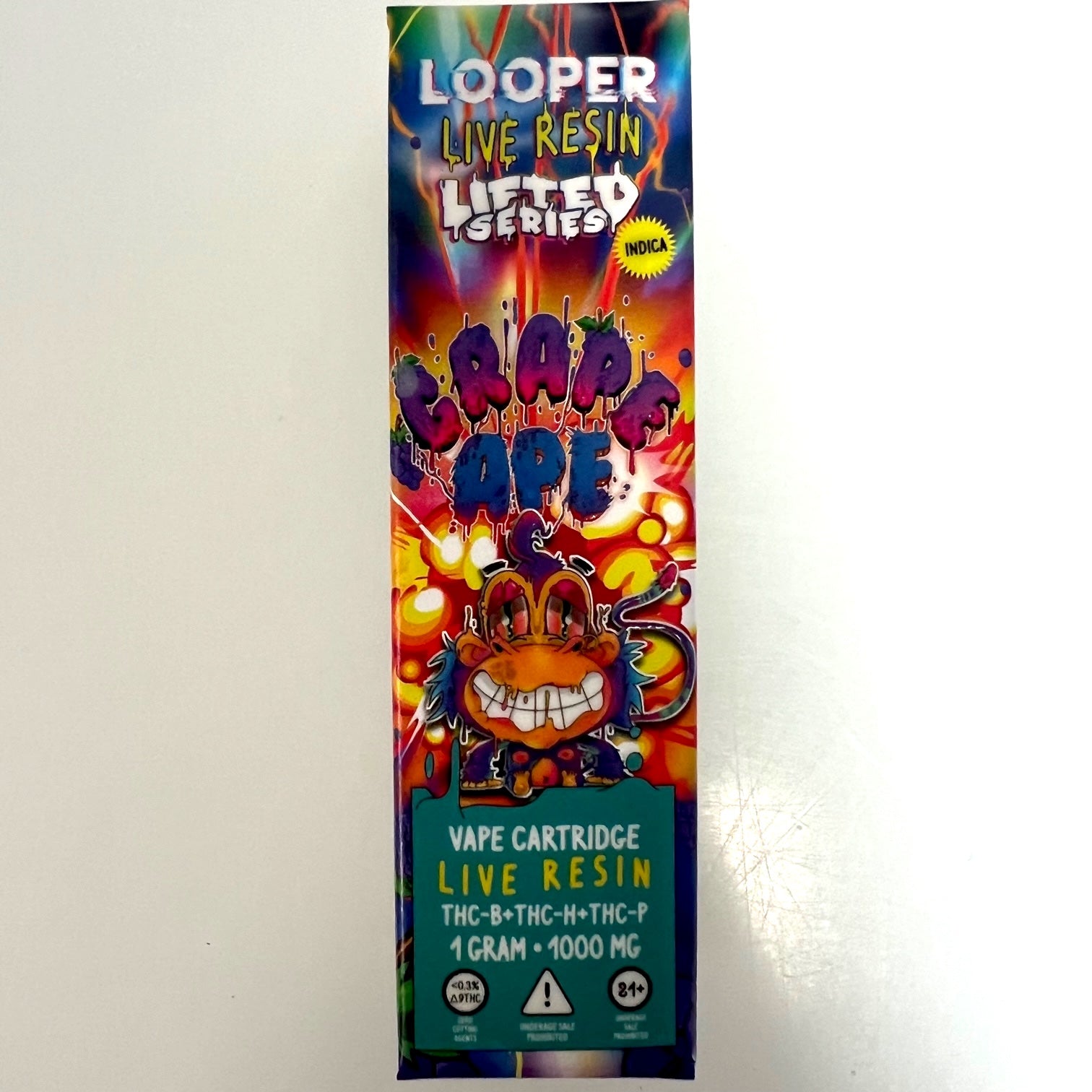Looper Live Resin Grape Ape Cartridge