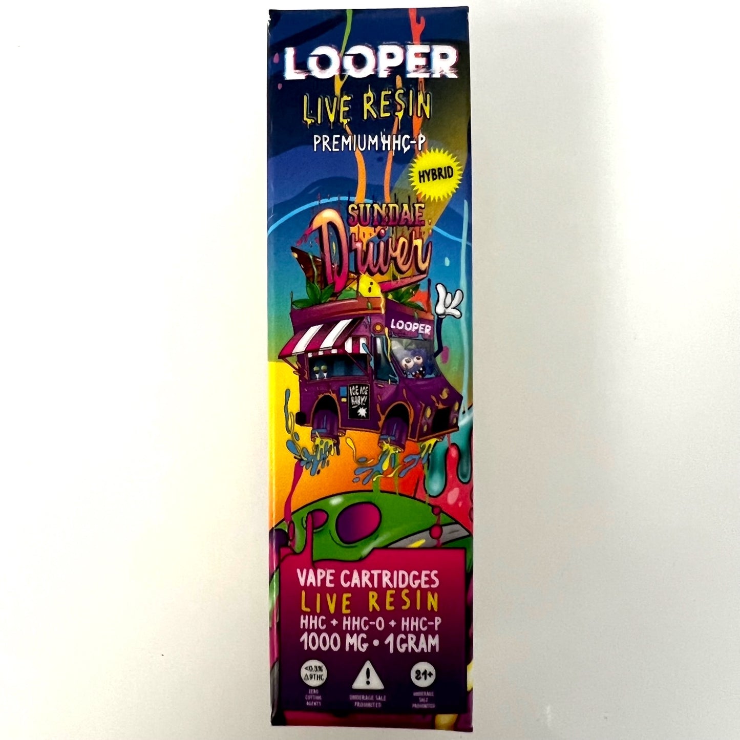 Looper Live Resin Sundae Driver Cartridge