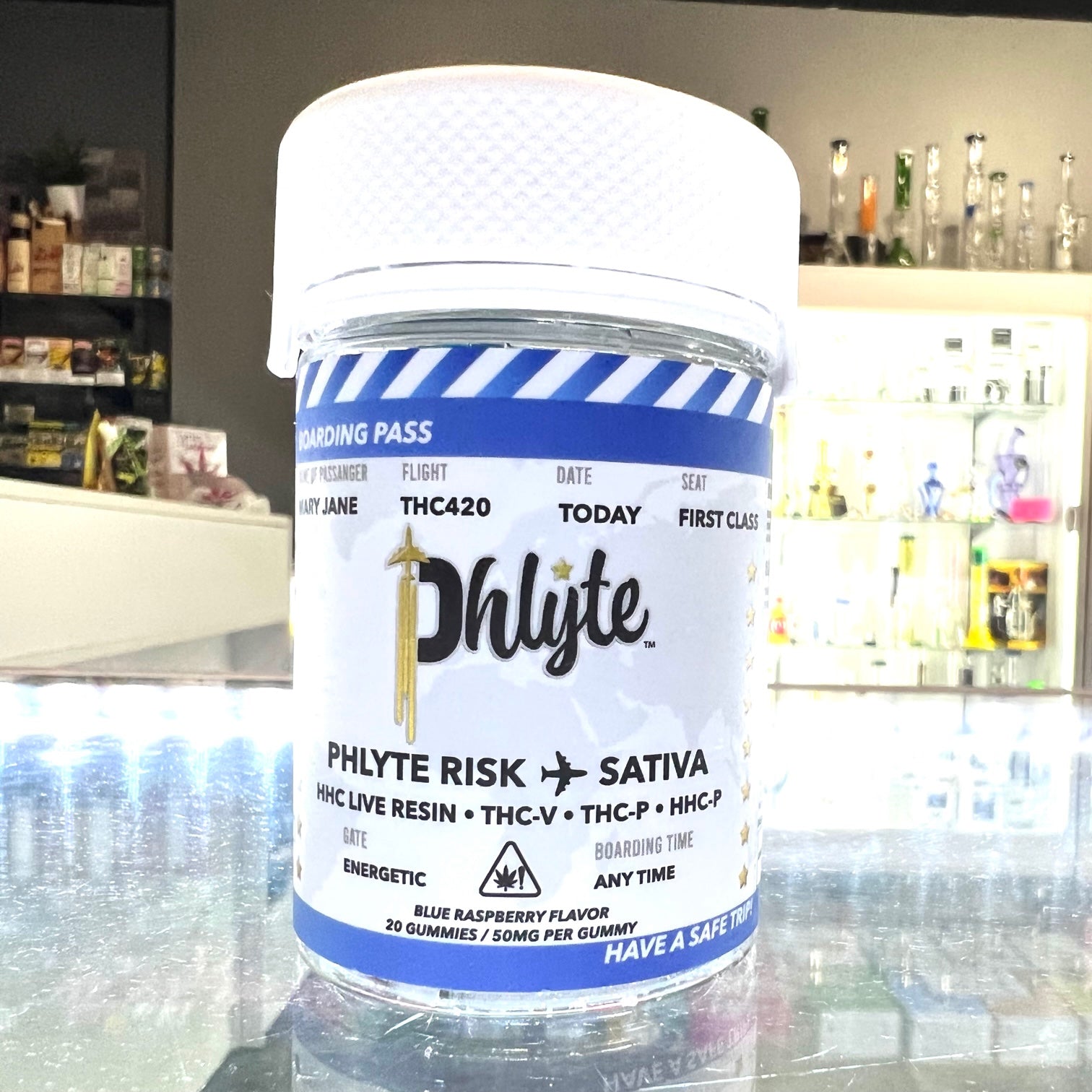 Phlyte HHC Signature Blend Live Resin Edibles Phlyte Risk Sativa