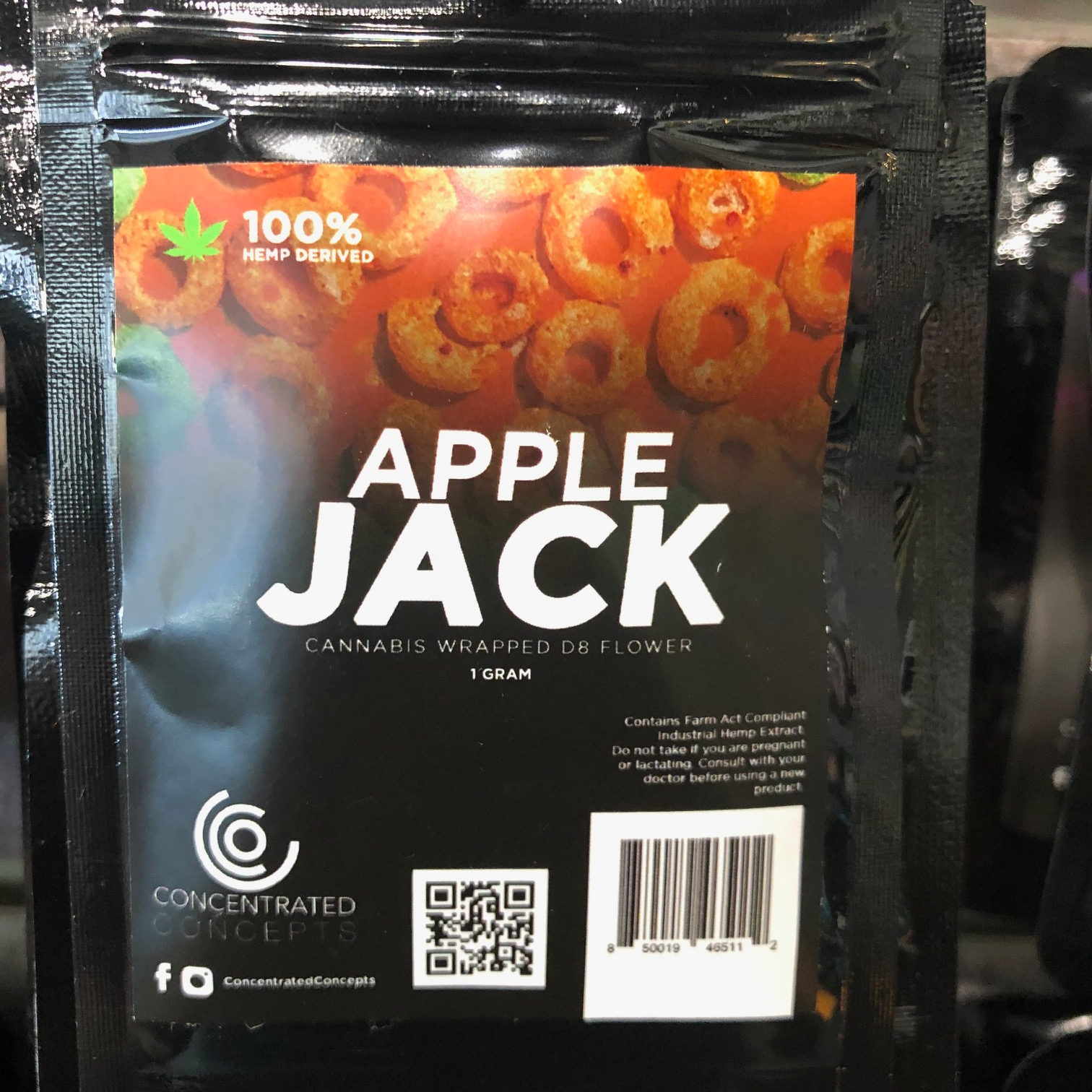 Delta 8 thc flower apple jack 1 gram